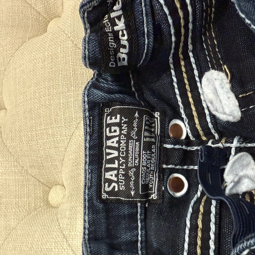 Salvage Dark Wash Denim Jeans